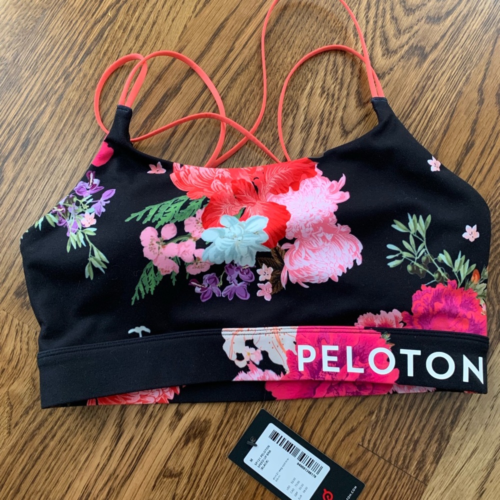 NWT Peloton AAPI floral cadence bra Medium